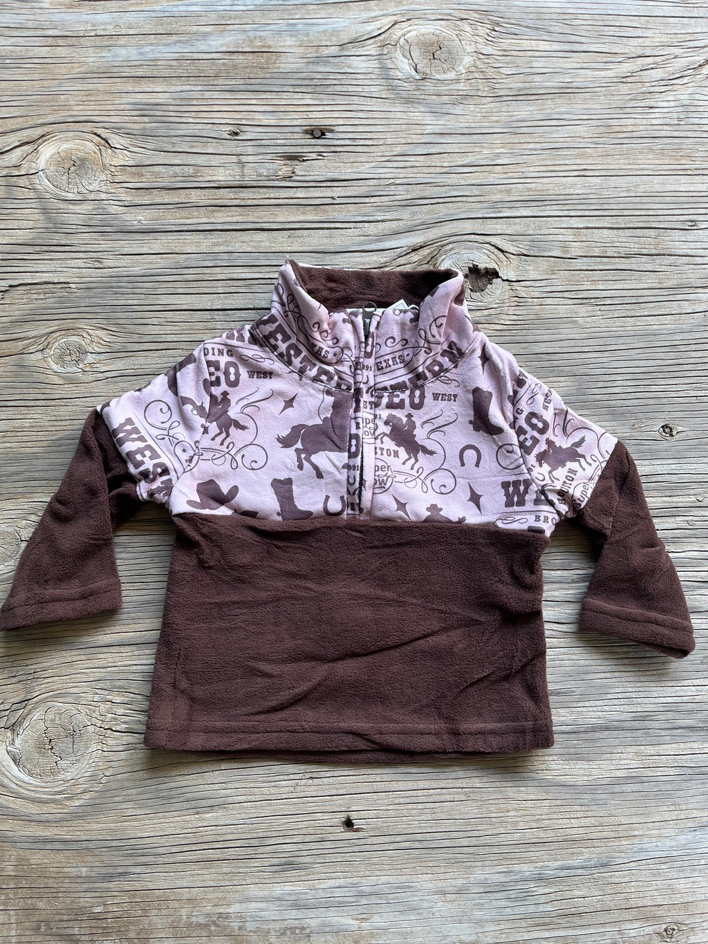 Cowkids Fleece Cowboy Pullover