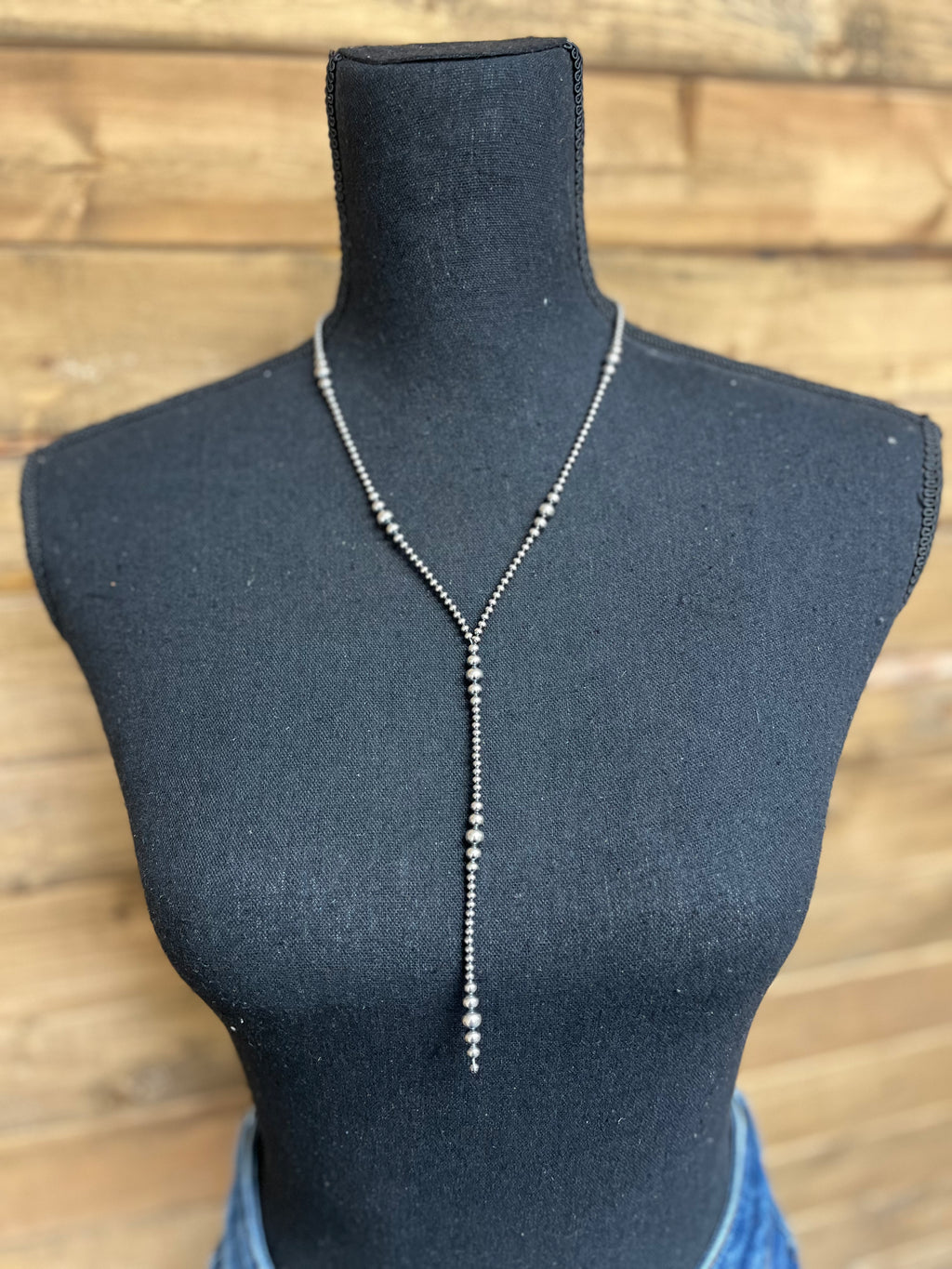 3-6mm Graduated Navajo Pearl Lariat