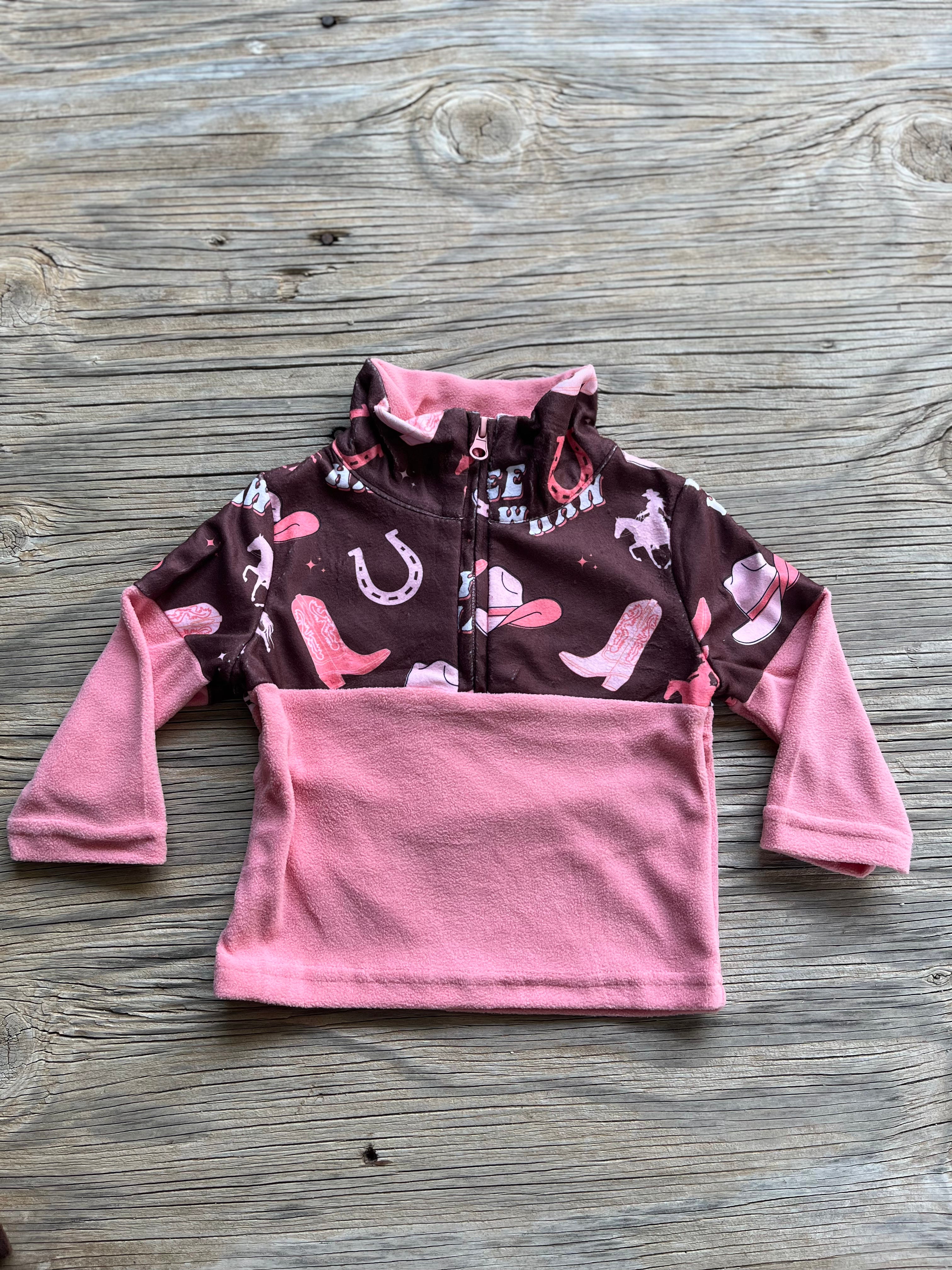 Cowkids Fleece Cowgirl Pullover