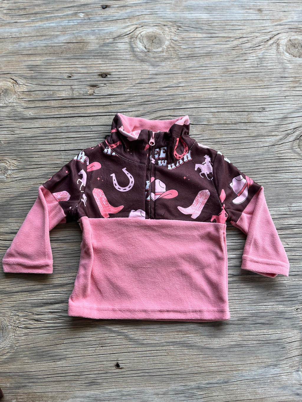 Cowkids Fleece Cowgirl Pullover