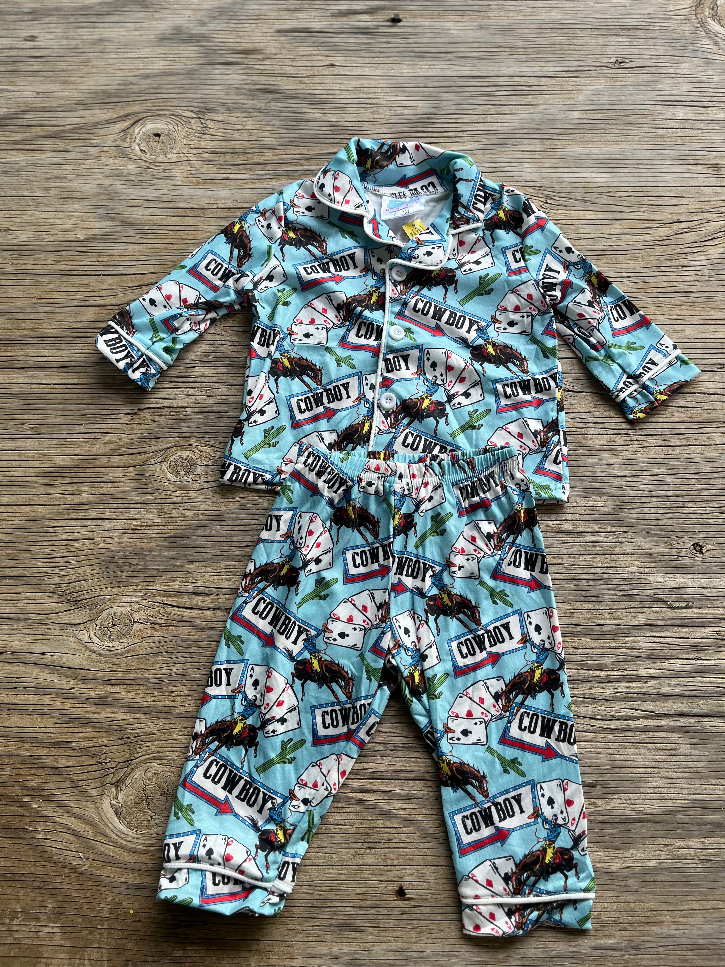 Cowkids Vegas Cowboy Pajamas
