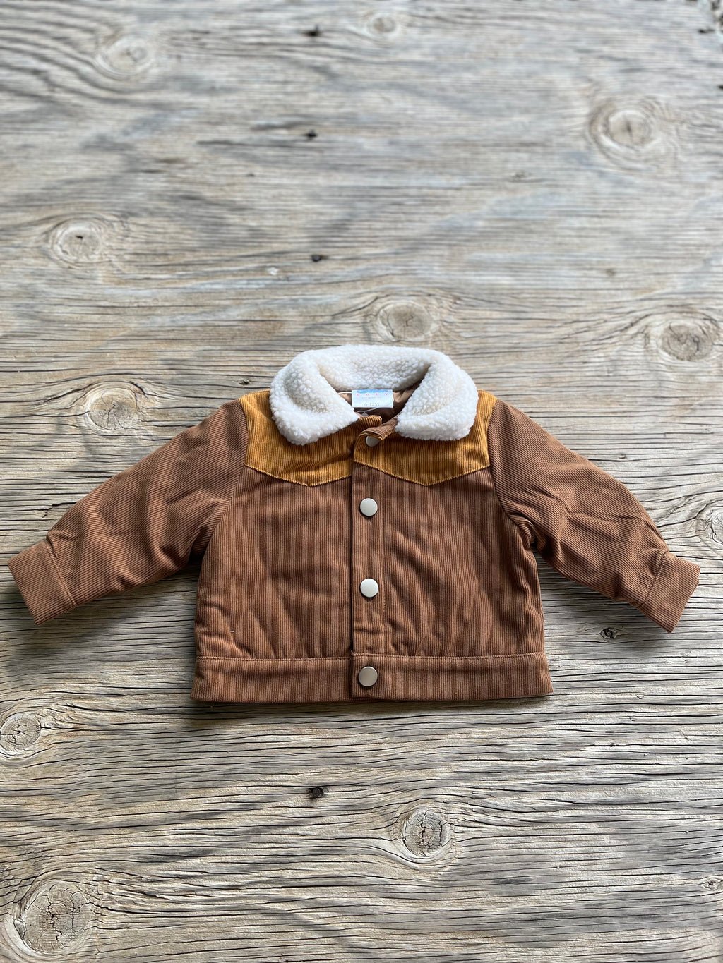 Cowkids Brown Sherpa Jacket