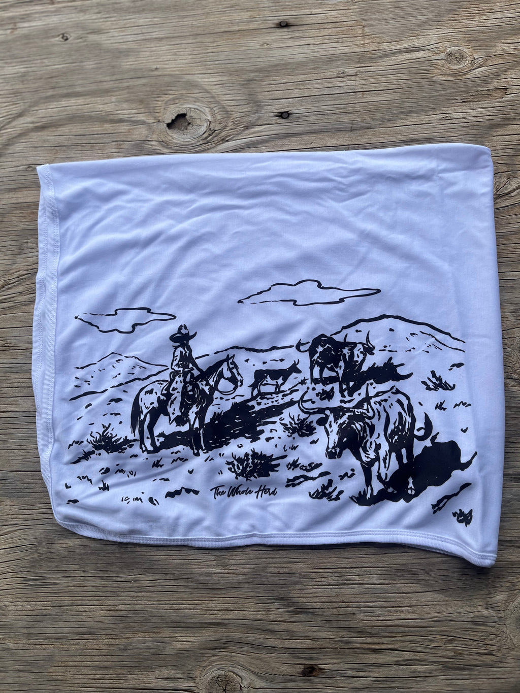 Cowkids Cattle Drive Blanket