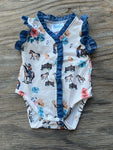 Cowkids Ranch Hand Denim Onesie