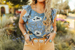 The Lady Lasso Top