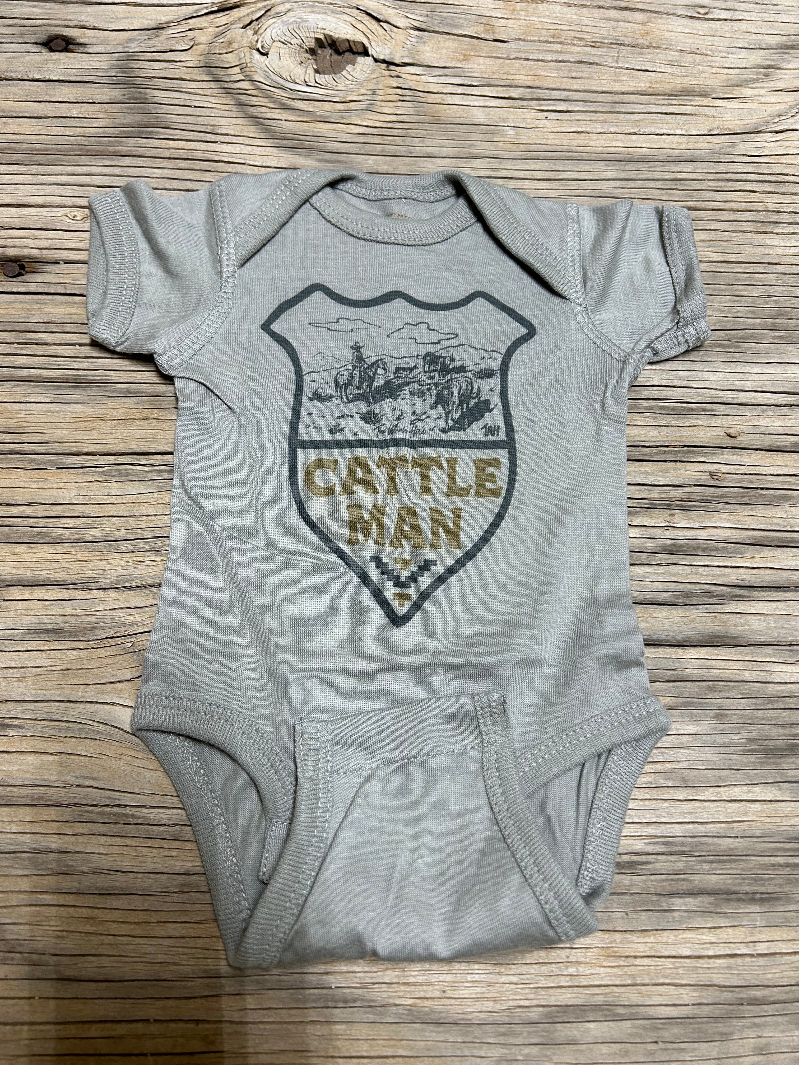 Cowkids Cattle Man Onesie