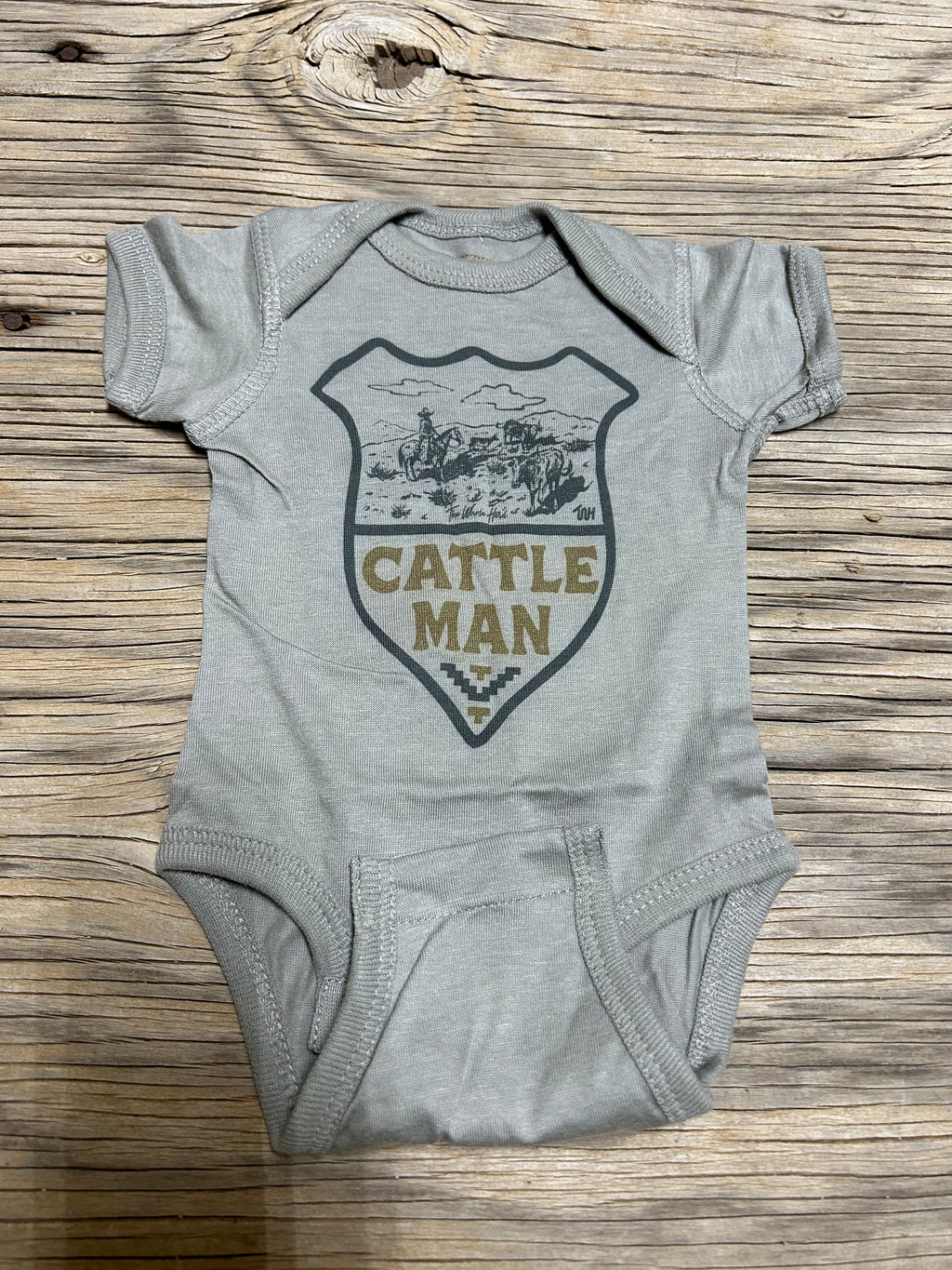 Cowkids Cattle Man Onesie