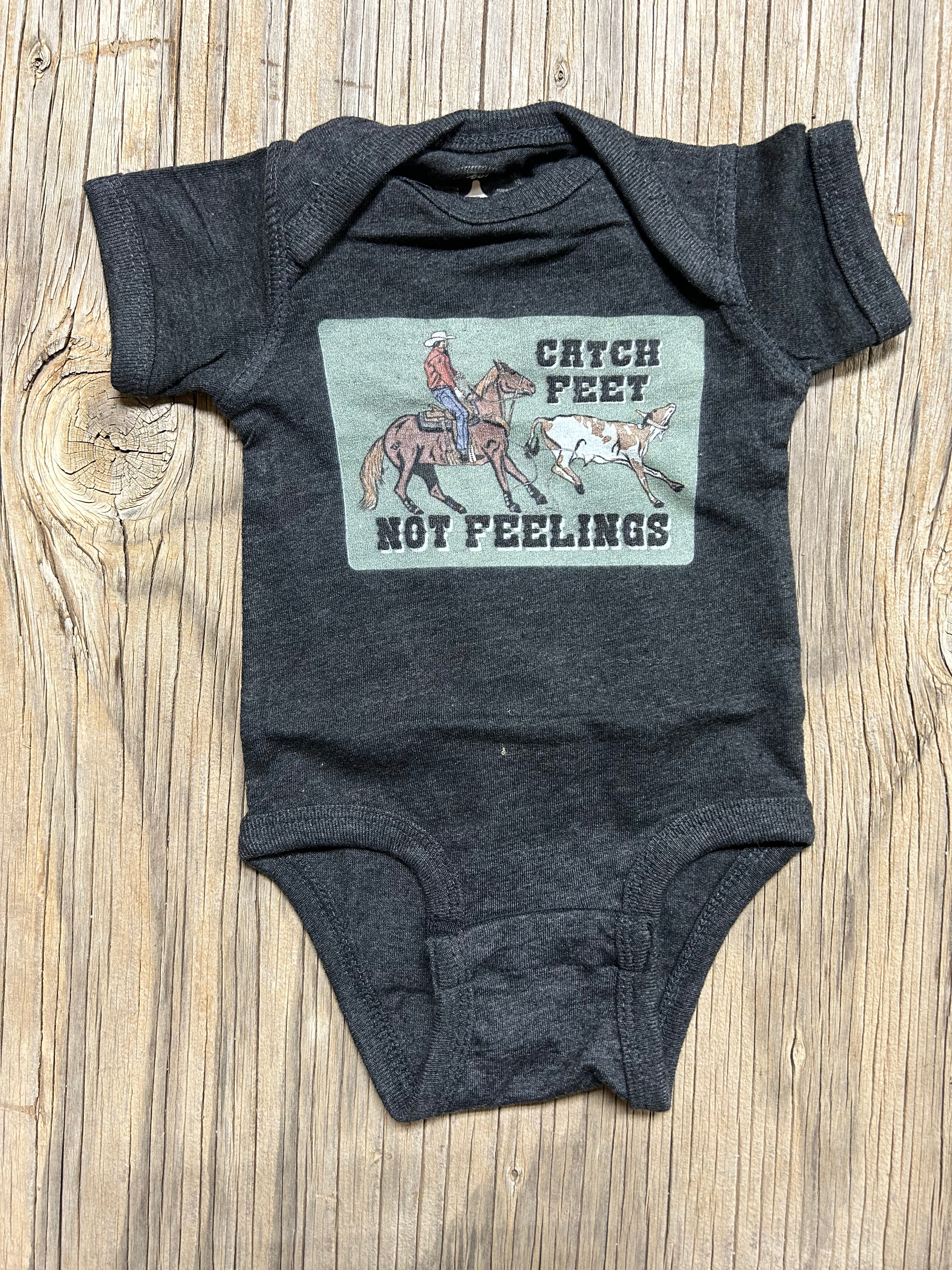 Cowkids Catch Feet Onesie