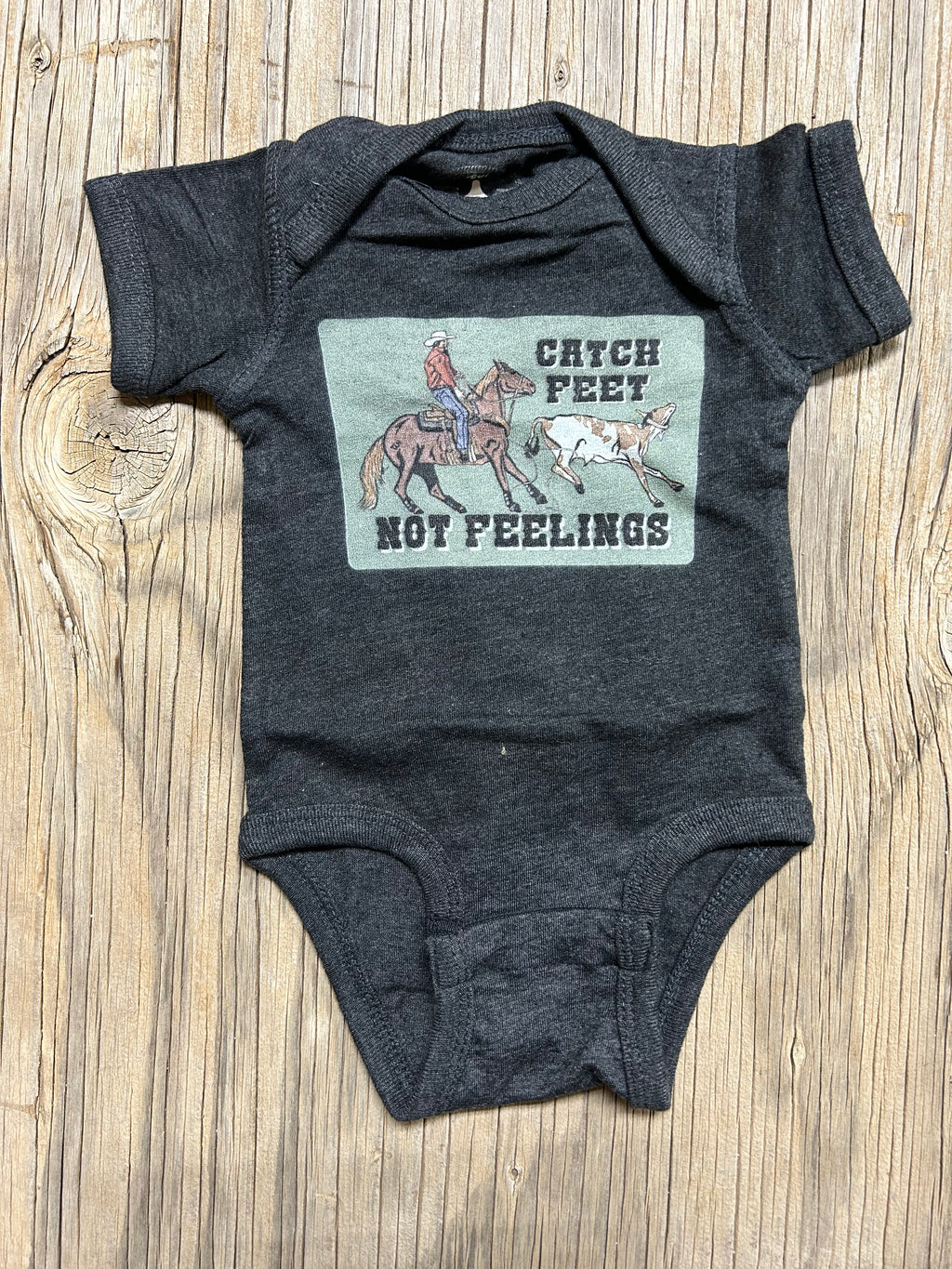 Cowkids Catch Feet Onesie