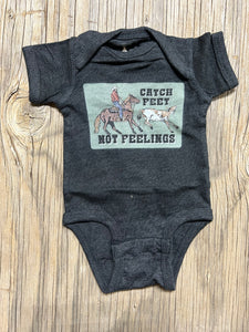 Cowkids Catch Feet Onesie