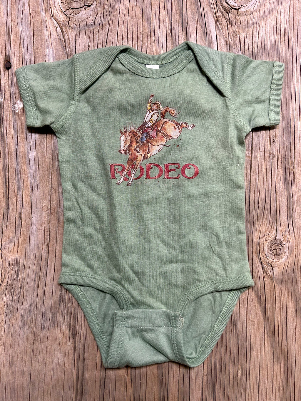 Cowkids Bronc Rodeo Onesie