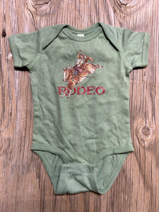 Cowkids Bronc Rodeo Onesie