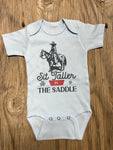 Cowkids Blue Sit Taller Onesie