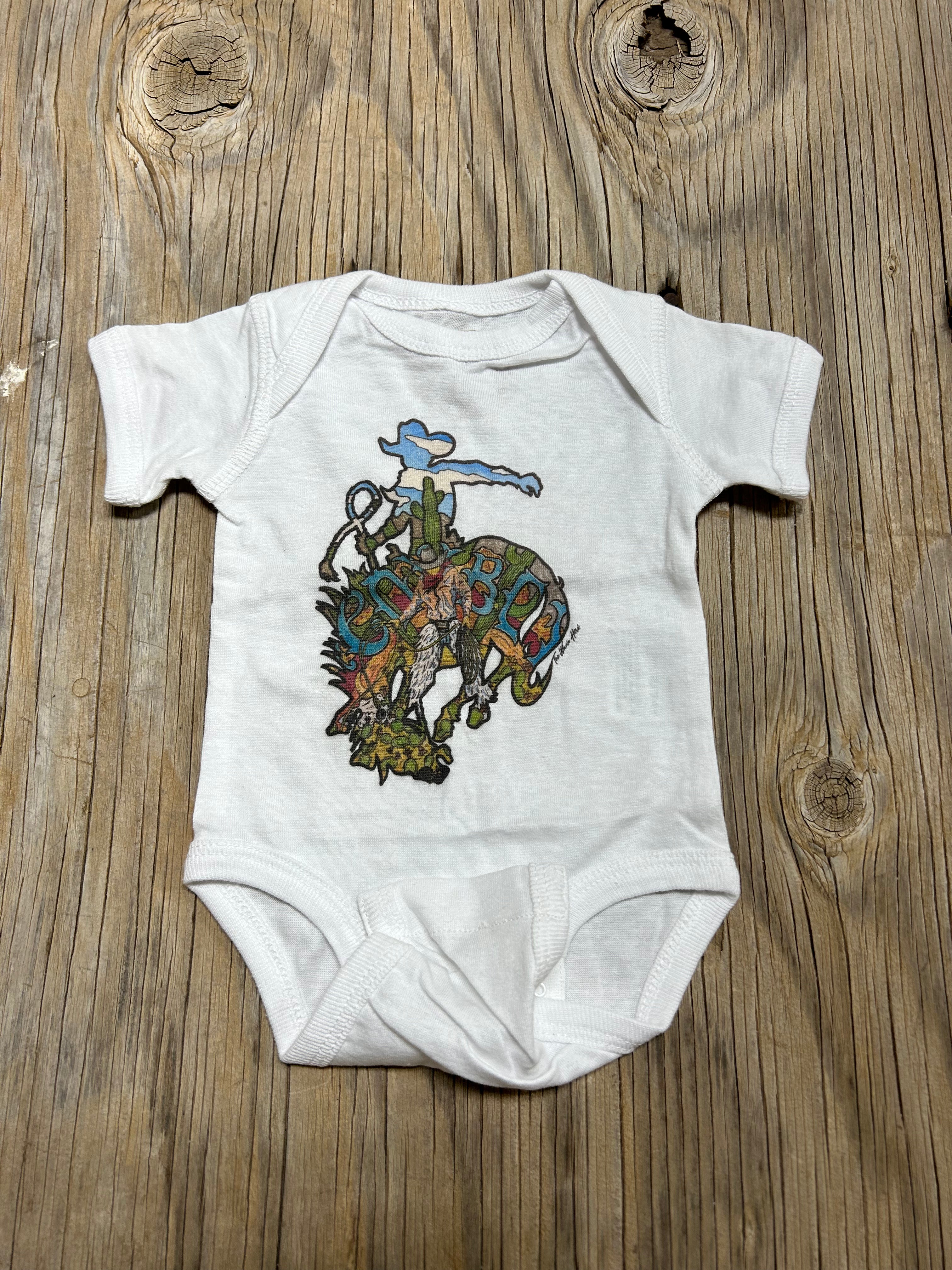 Cowkids Desert Bronc Onesie