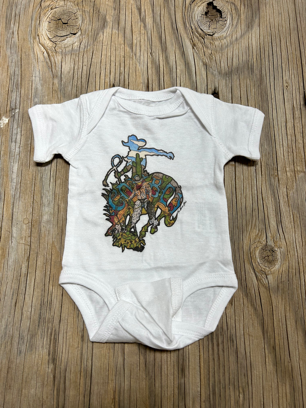 Cowkids Desert Bronc Onesie