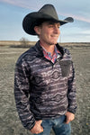 Men’s Black Aztec Pullover