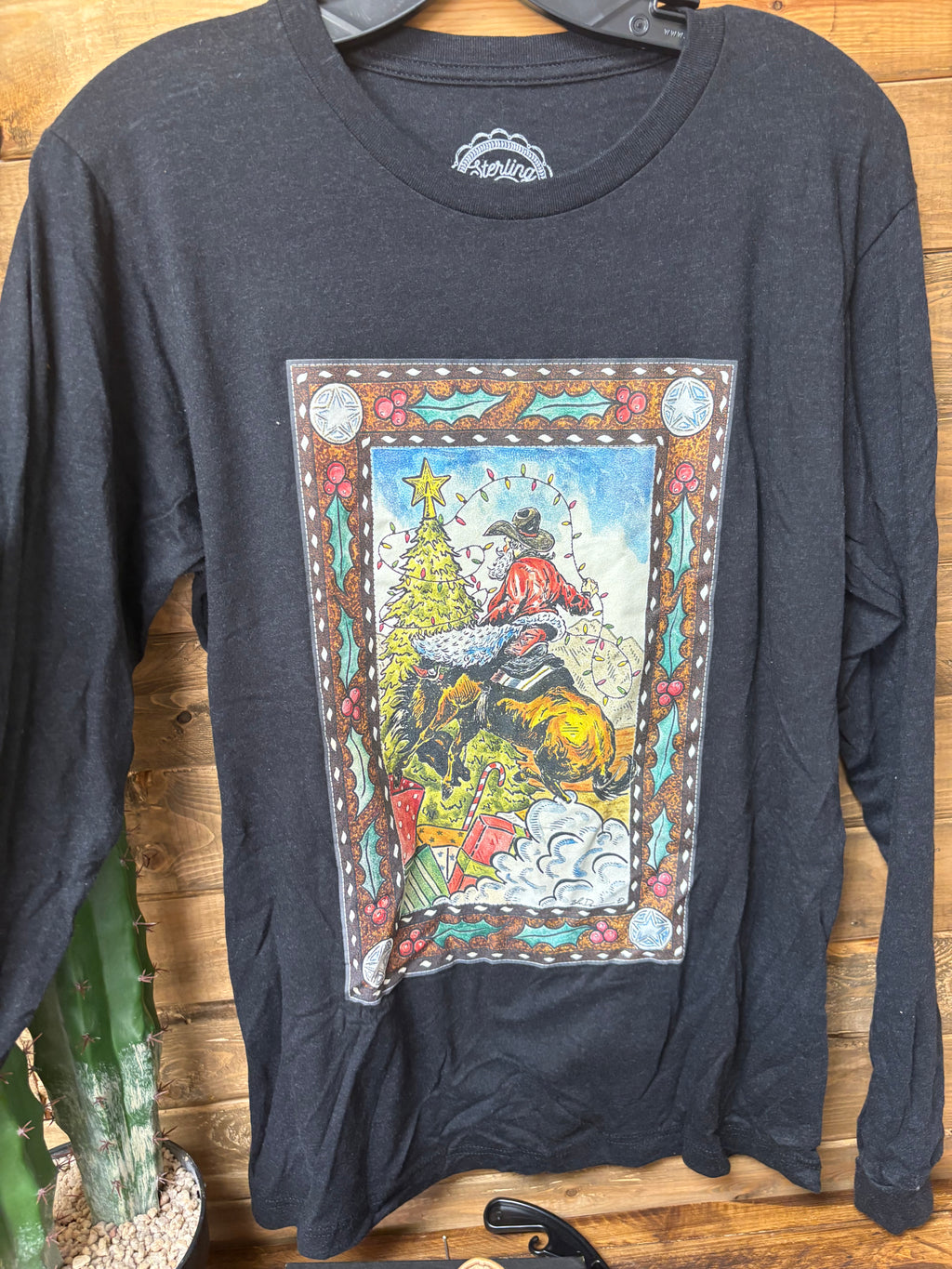 Cowboy Santa Long Sleeve