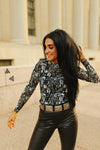 Tejas Things Mesh Top