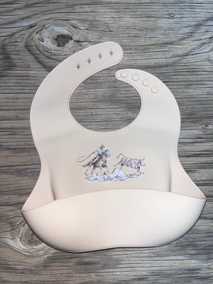 Cowkids Roping Silicone Bib