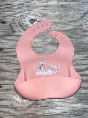 Cowkids Roping Silicone Bib