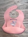 Cowkids Go Left Silicone Bib