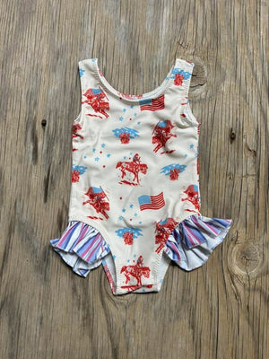 Cowkids 1 Piece Swim 3-6m
