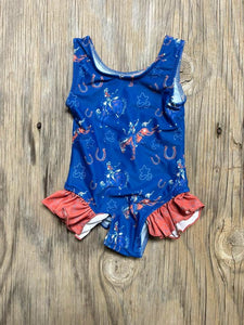 Cowkids 1 Piece Swim 3-6m