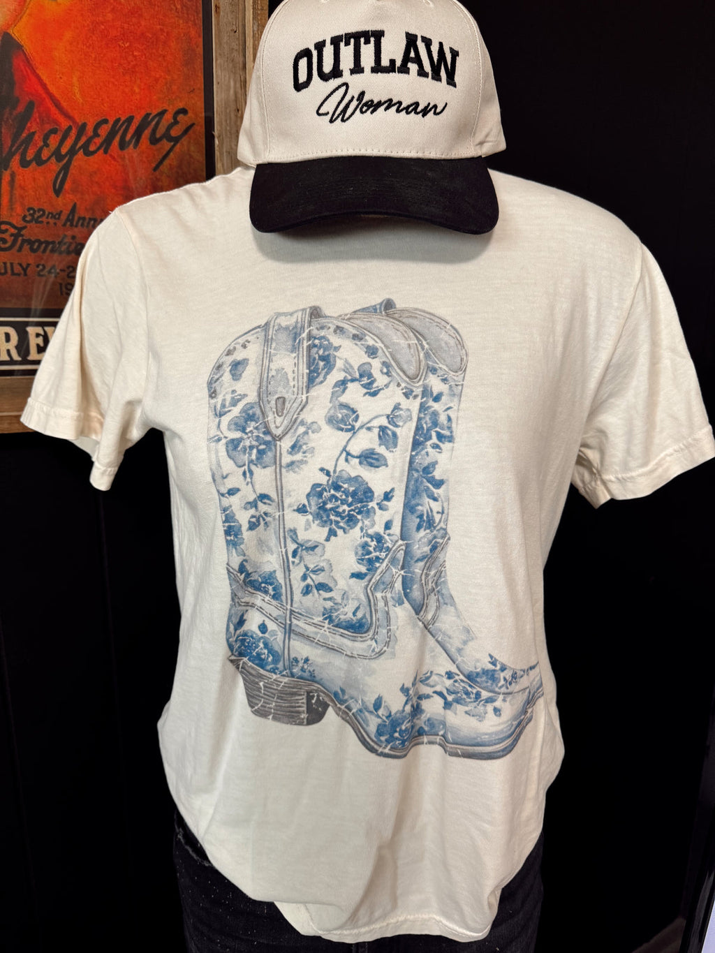 The Floral Boots Tee
