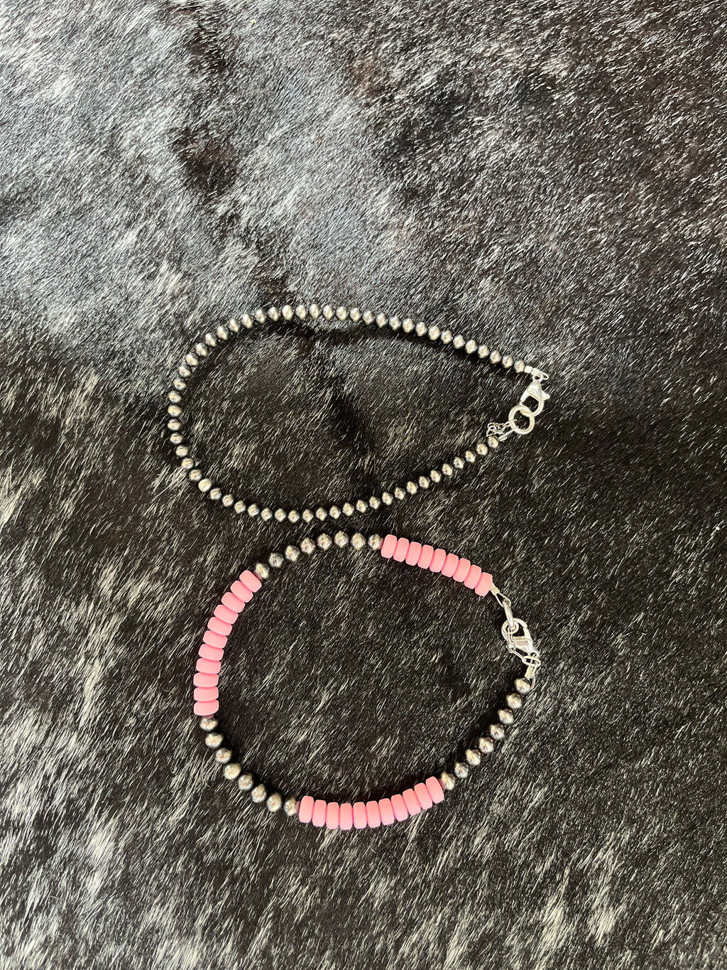 Navajo Pearl Anklets