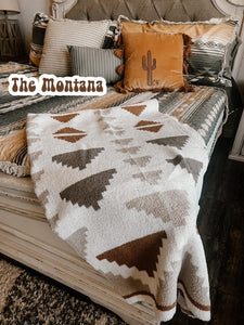 PREORDER Dream Me Western Plush Blanket