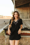 The Llano Tooled Top Black