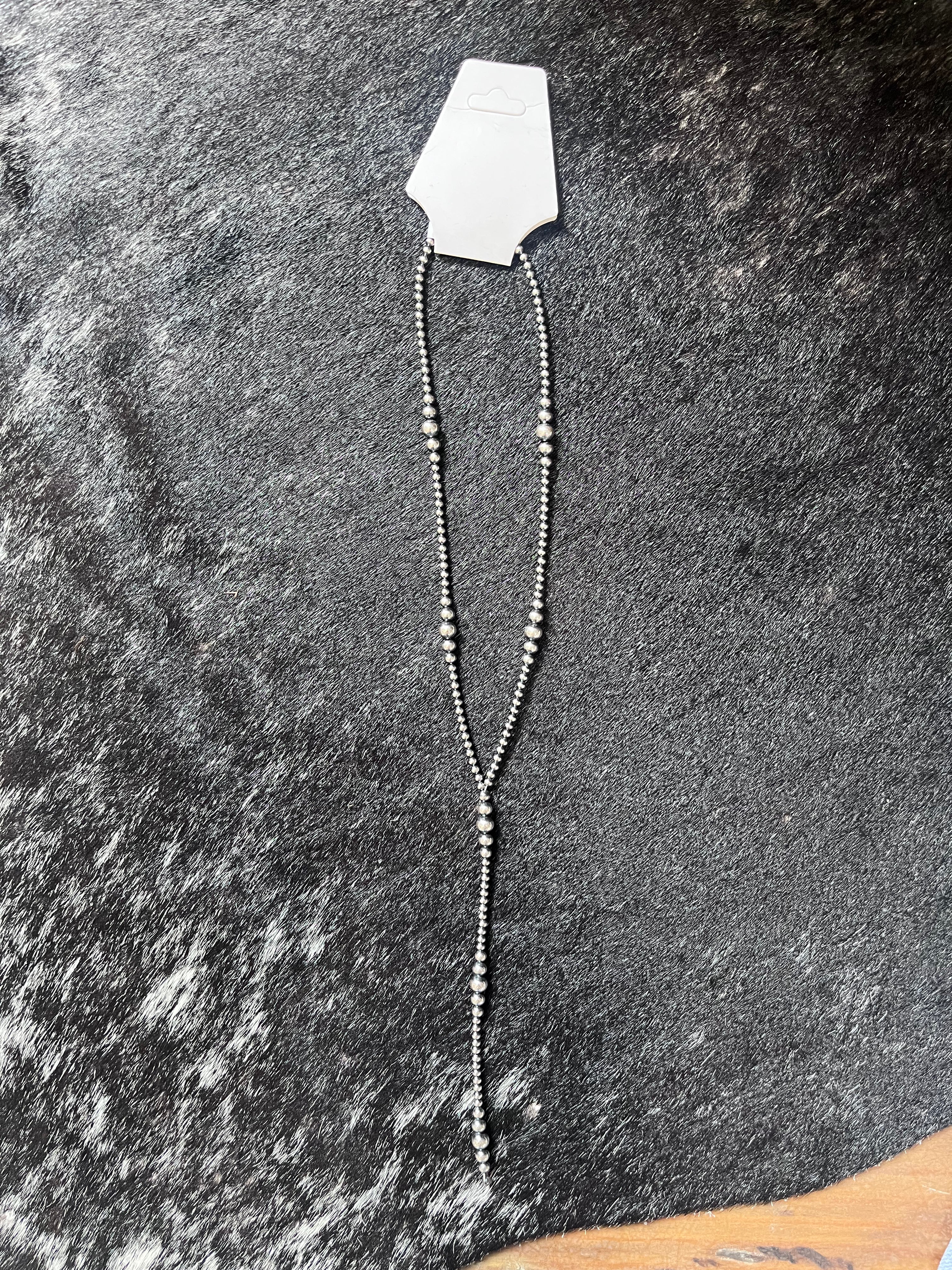 3-6mm Graduated Navajo Pearl Lariat