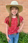 Cowkids Red Bandana Top