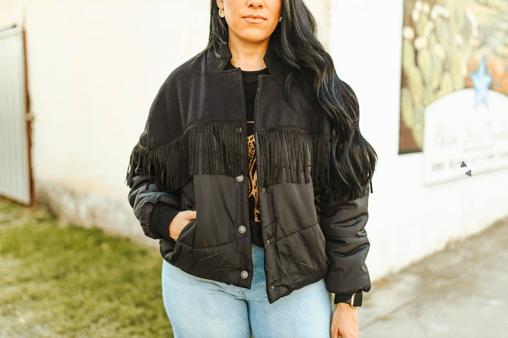 The Midnight Fringe Jacket