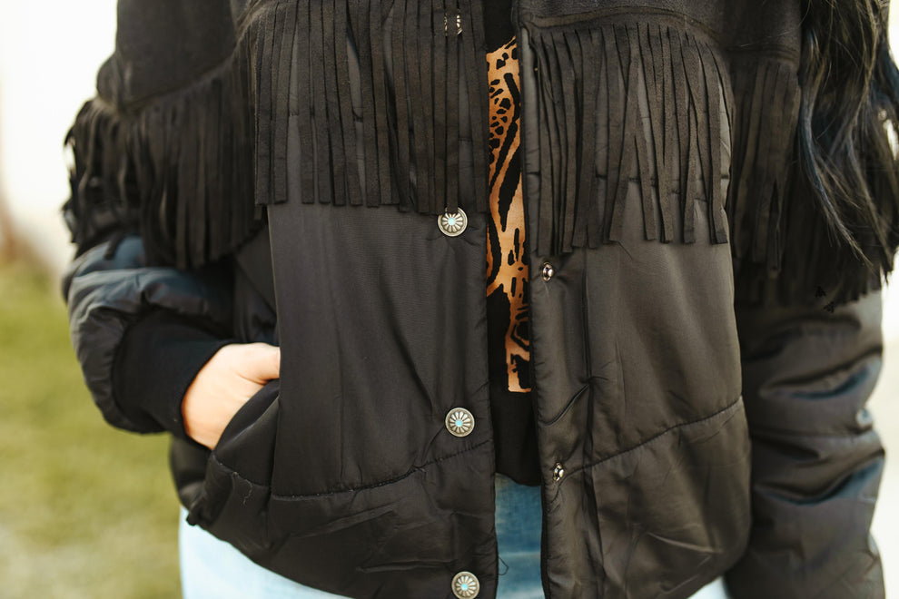 The Midnight Fringe Jacket