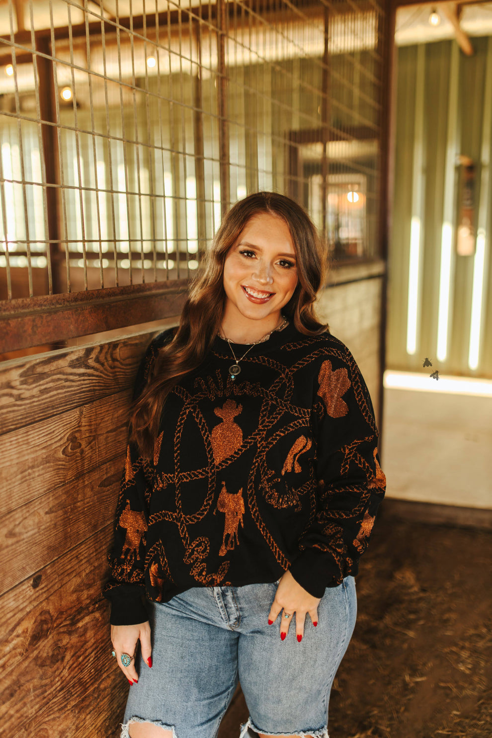 The Copper Cowboy Reversible Sweater