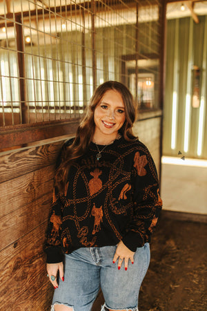 The Copper Cowboy Reversible Sweater