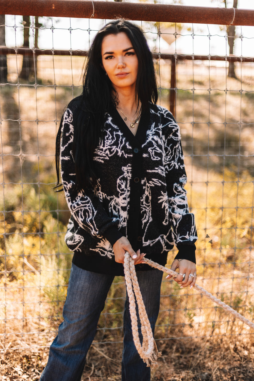 The Rodeo Fuzz Cardigan