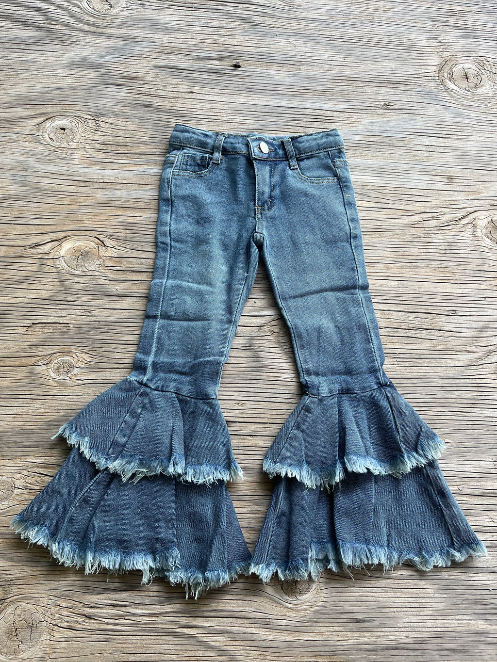 Cowkids Ruffle Bell Jeans