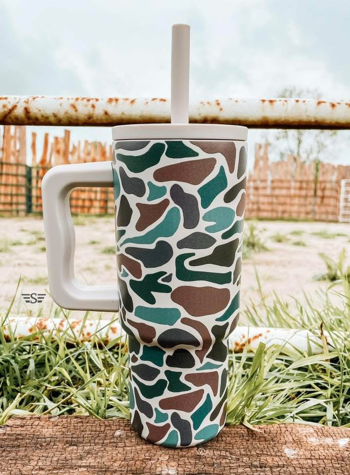 Cowkids Camo Tumbler