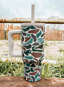 Cowkids Camo Tumbler