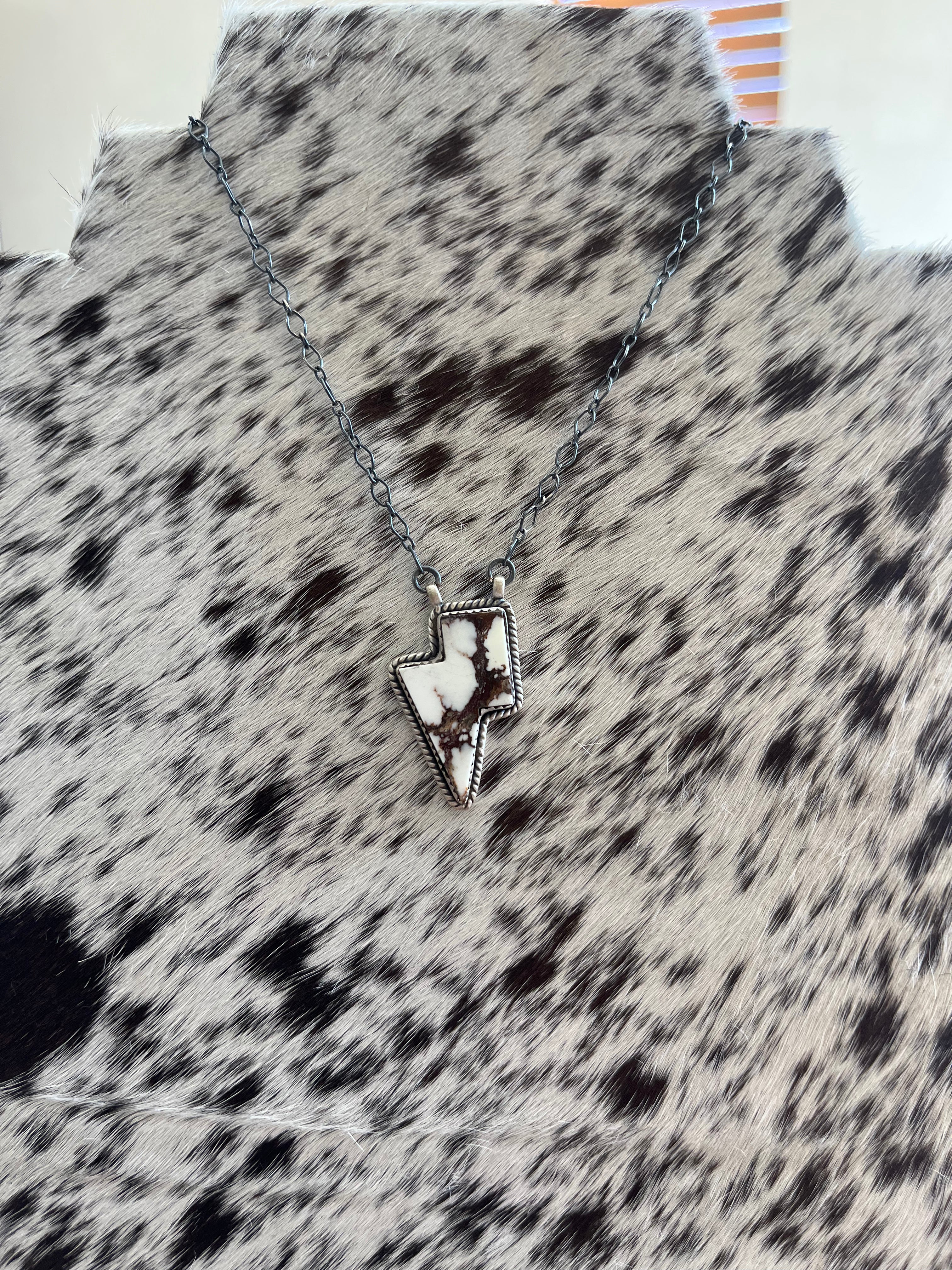 The Hada Lightning Bolt Necklace