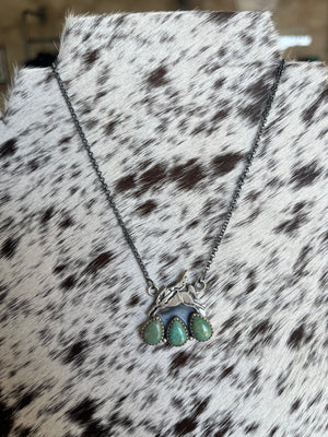 The 3 Stone Bronc Necklace