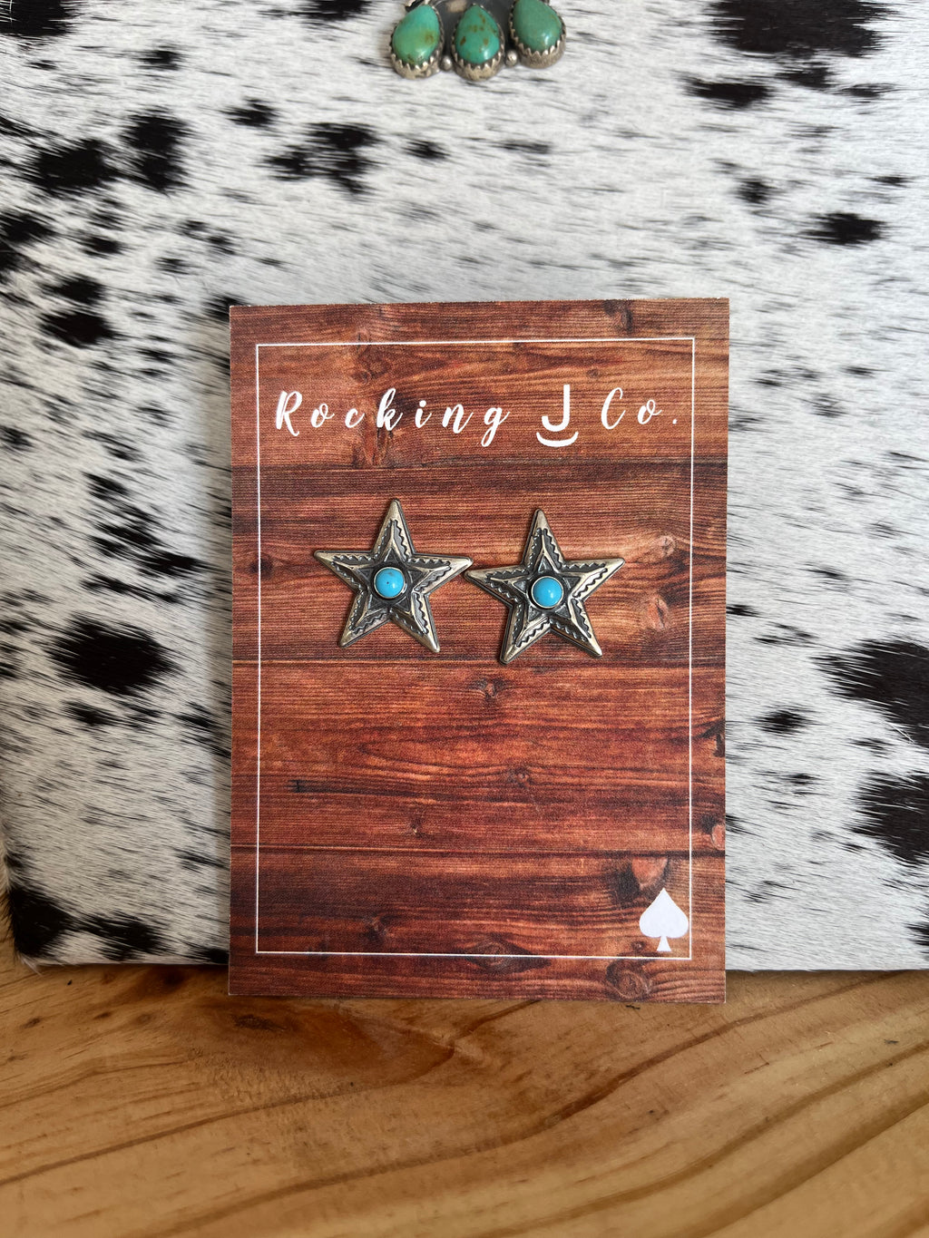 The Turquoise Star Earrings