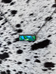 The Peacock Bar Necklace