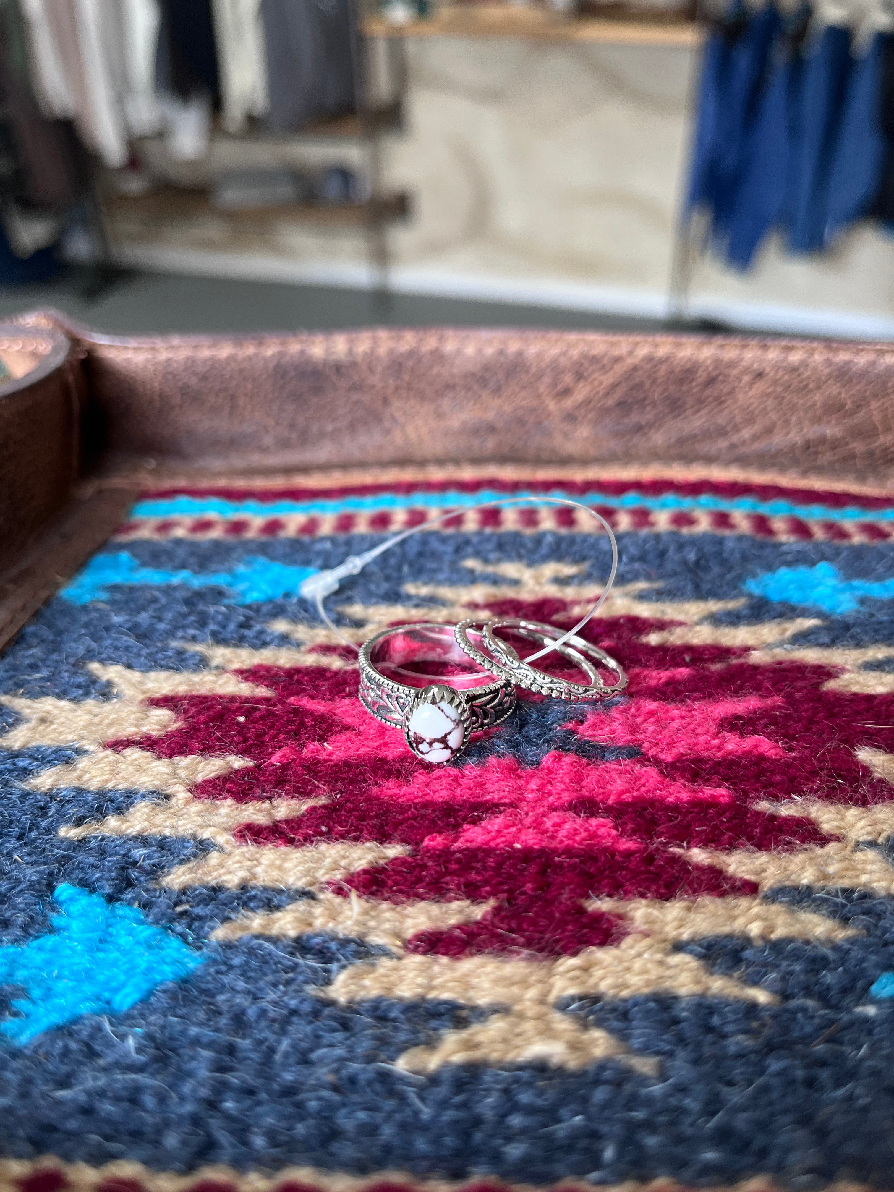 The Audrey Wild Horse Stacked Rings